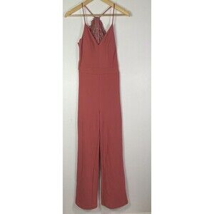 Vtg Charlotte Russe Womens Jumpsuit Babydoll Lace Small Made In USA Y2K 90s